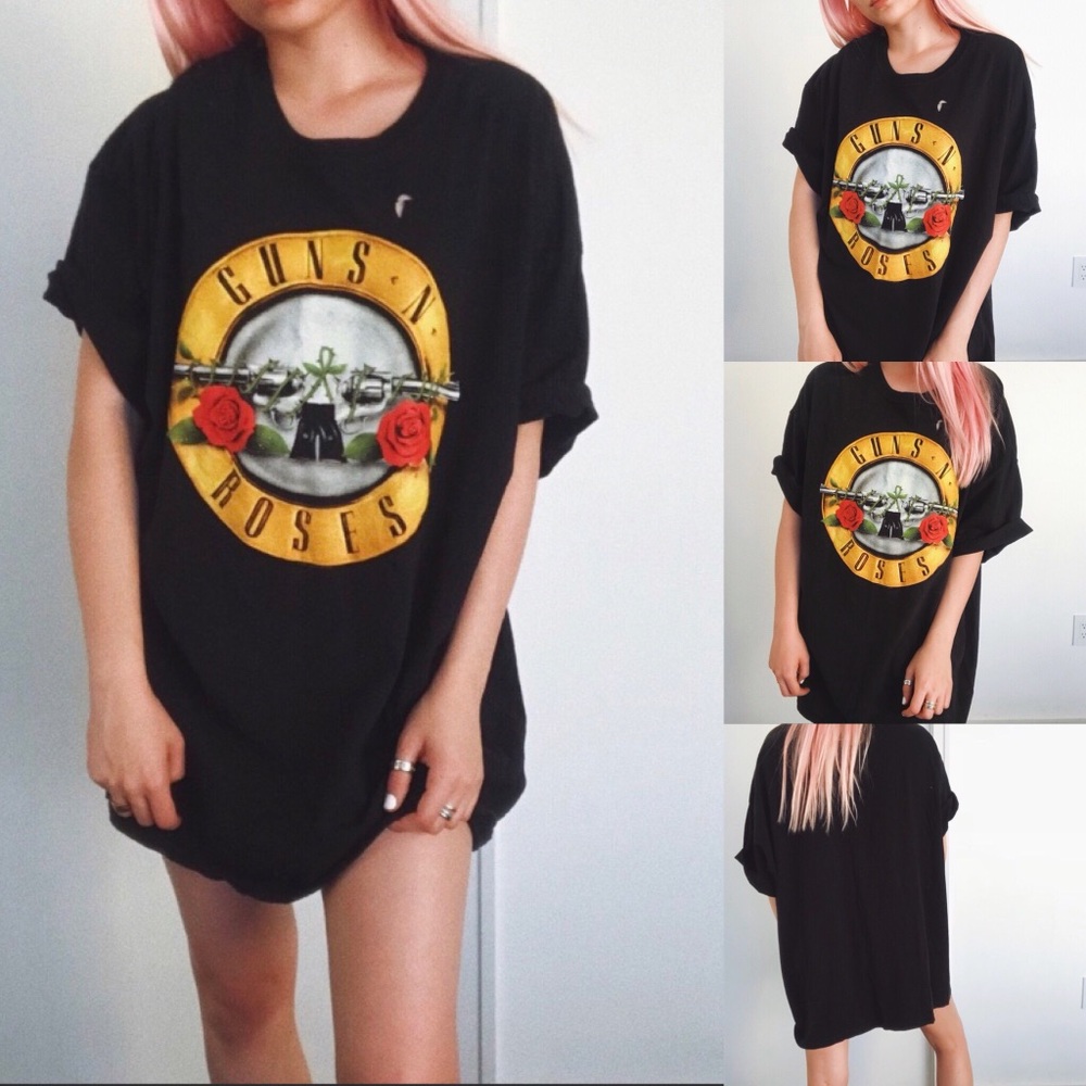 Guns N’ Roses boyfriend oversized band tee